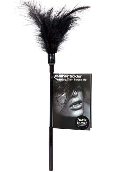 Tease Me Then Fuck Me Feather Tickler Black Tickler |  | Intimast