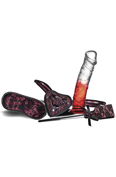 Alternativ bild 1 för Luxury Strap-on Pleasure Kit - 17 cm Dong