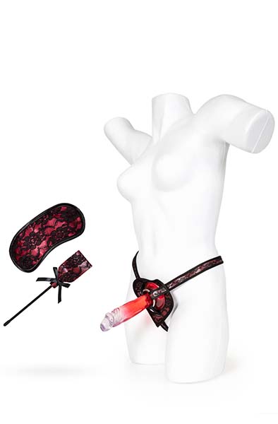 Produktfoto för Luxury Strap-on Pleasure Kit - 15.5 cm Dong