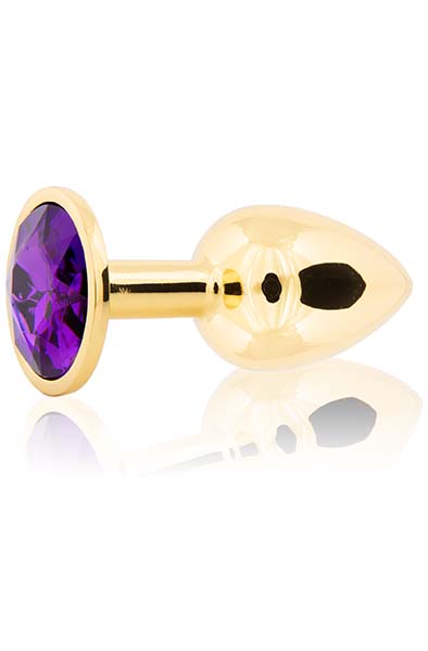 Produktfoto för Metal Plug Small - Gold/Purple