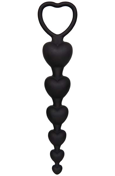 Black Silicone Anal Beads 19 cm Analkulor |  | Intimast