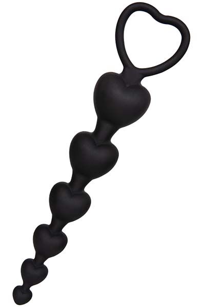 Alternativ bild 1 för Black Silicone Anal Beads