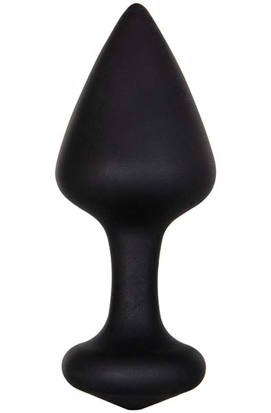 The Best Silicone Beginner Plug Black Medium Buttplug |  | Intimast