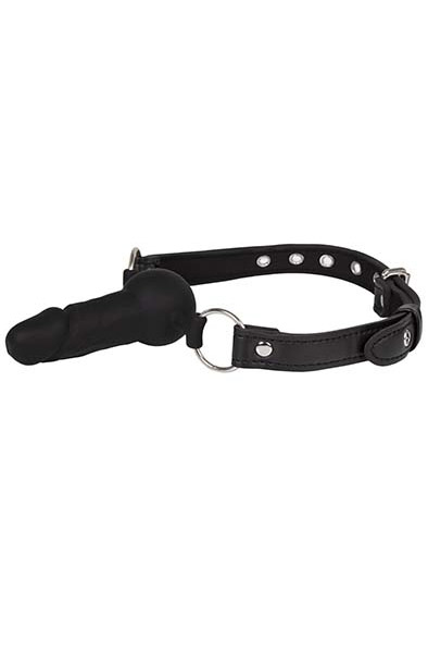 Alternativ bild 1 för DIABOLIQUE BLACK - GAG MED DILDO