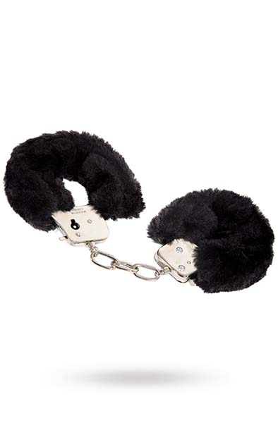 Alternativ bild 1 för You're Under Arrest! - Black Furry Cuffs