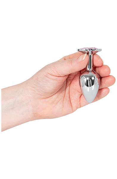 Alternativ bild 1 för Metal Plug Small - Silver/Pink