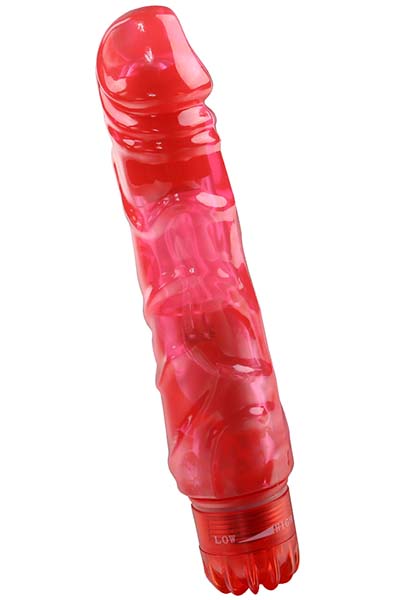 Alternativ bild 1 för Red Pleasure - Penis Shaped Vibrator