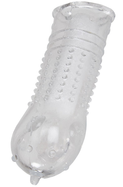 Alternativ bild 1 för Penis Överdrag Med Stimulerande Textur - Dots & Ribs