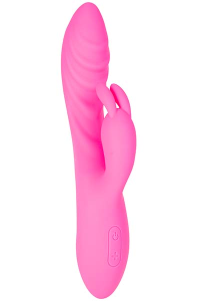 Flexible Ribbed Rabbit Vibrator Pink Rabbitvibrator |  | Intimast