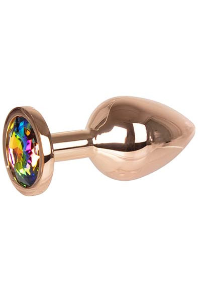 Metal Plug Rose Gold Medium 7 cm Analplugg metall |  | Intimast