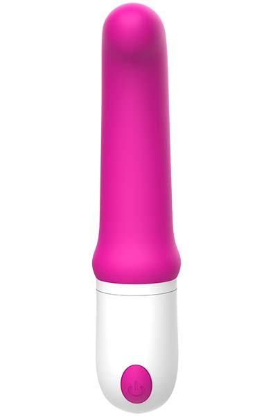 Alternativ bild 1 för Curved Tip G-punktsvibrator Rosa - 9 Vibrationer