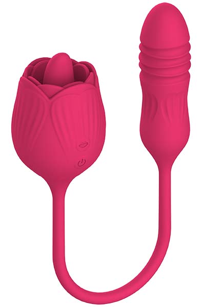 Alternativ bild 1 för LICKING ROSE + THRUSTING DILDO