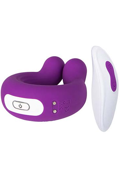 Vibrating Cock Ring With Remote Control Purple Penisring med vibrator |  | Intimast