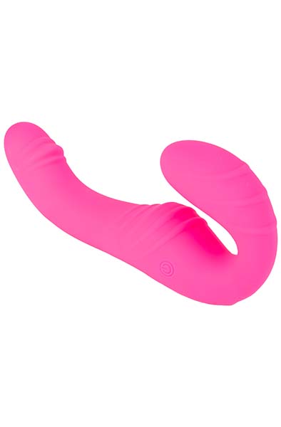 Alternativ bild 1 för Triple Vibration Strap-On Vibrator Wireless Remote - Rosa
