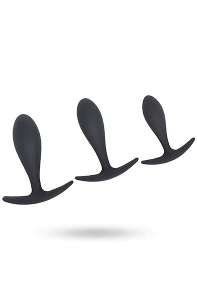 Alternativ bild 1 för The Perfect Beginner Silicone Butt Plug Set