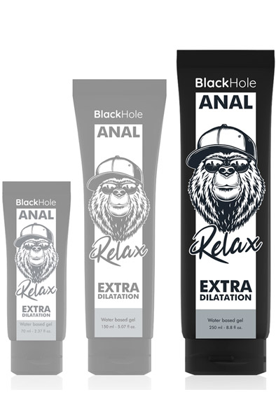 Alternativ bild 1 för Black Hole Relax Dilatation Water Based Gel 250 ml