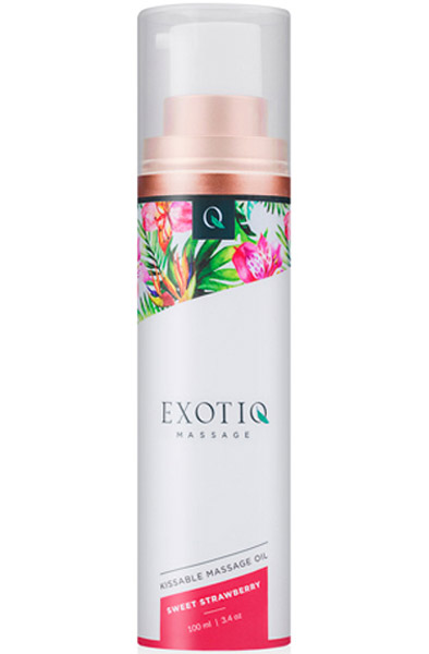 Exotiq Massage Oil Sweet Strawberry 100 ml Massageolja Jordgubb | | Intimast