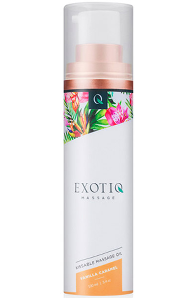 Exotiq Massage Oil Vanilla Caramel 100 ml Massageolja Vanilj Karamell | | Intimast