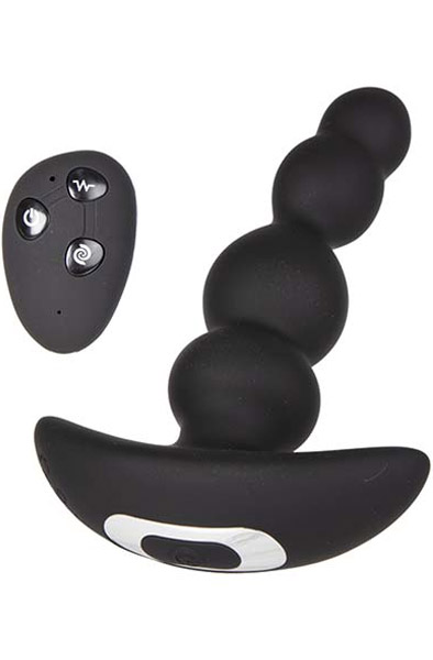 Prostate Vibrator + Rotating Beads With Wireless Remote Prostatastimulator |  | Intimast