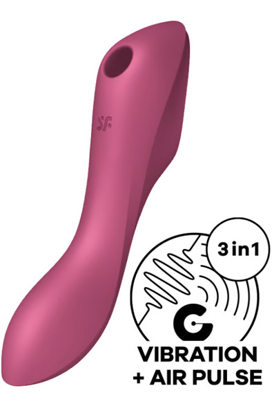 Satisfyer Curvy Trinity 3 Red Lufttrycksvibrator | | Intimast