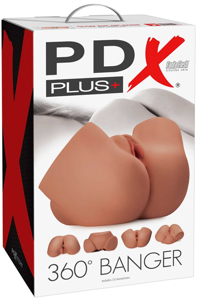 Pipedream PDX Plus 360 Banger Tan Sexdocka | | Intimast
