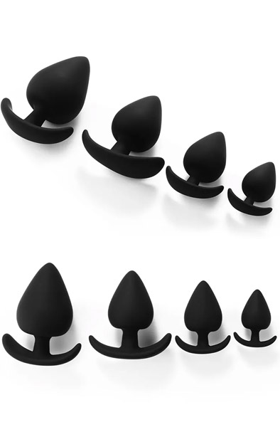 Kiotos Silicone Anchor Anal Plug Set 4-pack Analpluggar paket |  | Intimast