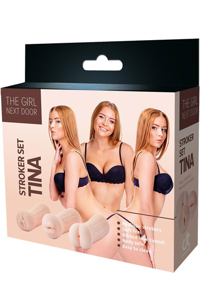 The Girl Next Door Tina Stroker Set Masturbator paket | | Intimast