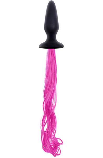 NS Novelties Unicorn Tails Butt Plug Pink Analplugg med svans | | Intimast