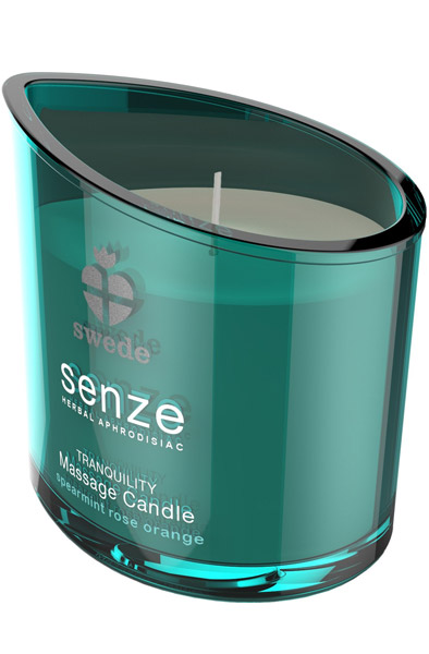 Senze Massage Candle Spearmint Rose Orange 150ml Massageljus |  | Intimast
