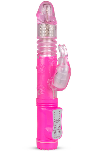 Easytoys Thrusting Rabbit Vibrator Pink Rabbitvibrator | | Intimast