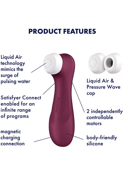 Alternativ bild 1 för PRO 2 GENERATION 3 WITH LIQUID AIR WITH BLUETOOTH APP - VINRÖD