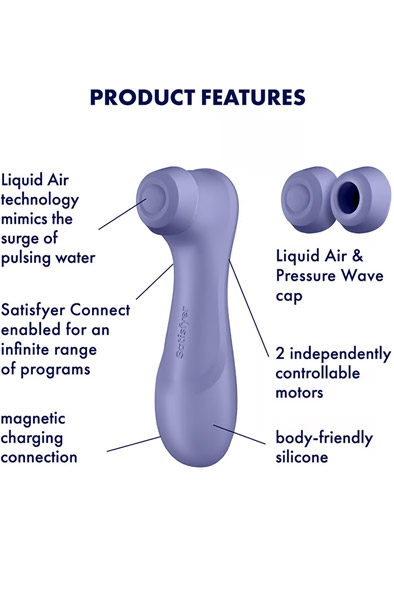Alternativ bild 1 för PRO 2 GENERATION 3 WITH LIQUID AIR AND BLUETOOTH APP - LILA