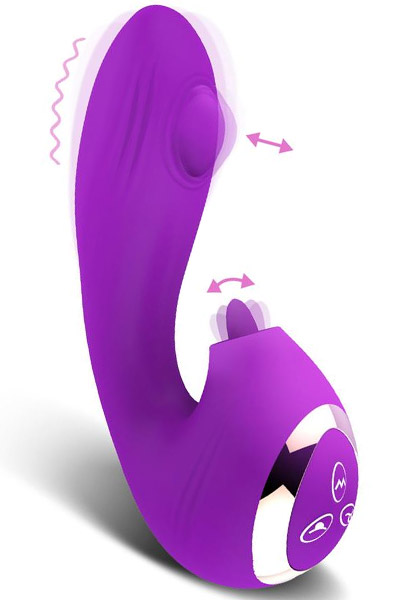 Action No. 21 Vibe With Ball Pulsation & Lickint Tongue Vibrator |  | Intimast