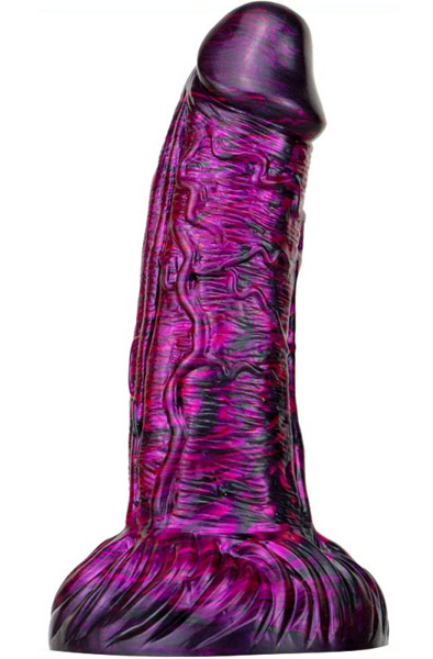 Metallic Fantasy Dildo Gentax Purple/Black 18,5 cm Dragon dildo |  | Intimast