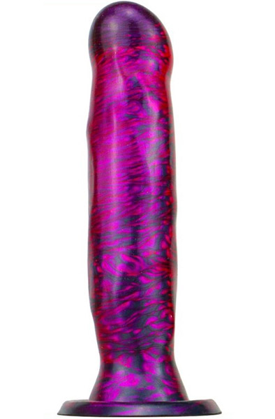Metallic Fantasy Dildo Marbex Purple/Black 19 cm Dragon dildo | | Intimast