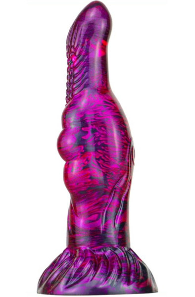 Metallic Fantasy Dildo Skurix Purple/Black 22 cm Dragon dildo |  | Intimast