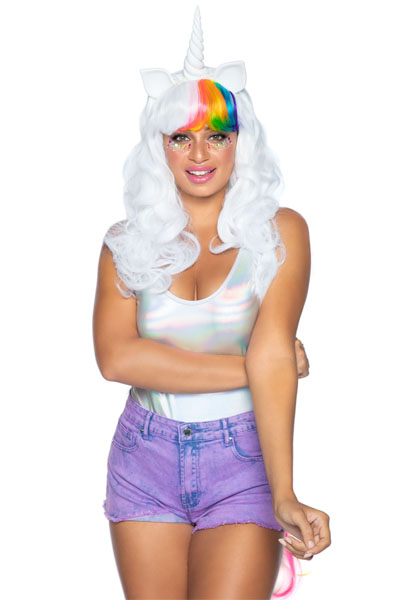 Leg Avenue Unicorn Wig Multicolor Peruk