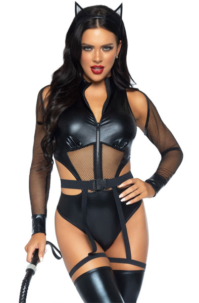Leg Avenue Criminal Kitty S Rollspel & Maskerad | | Intimast