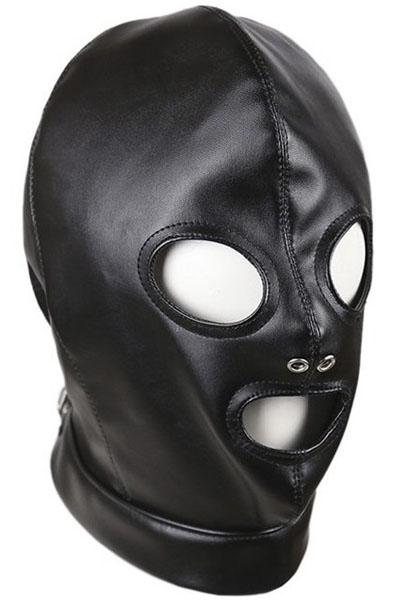 Mouth & Eye Open With Nostril Hole BDSM mask |  | Intimast
