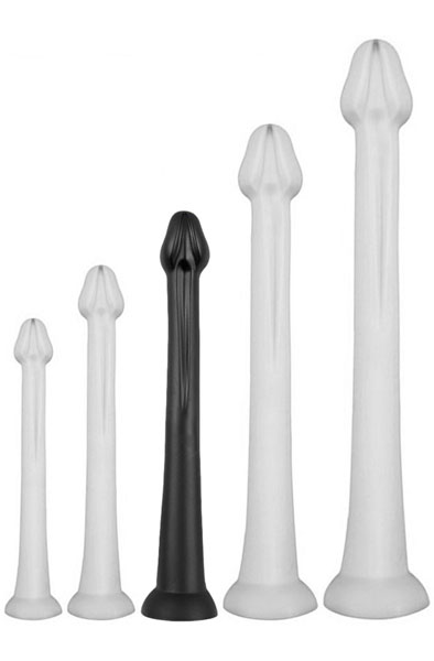 Darksil Whale Dildo Large Black 42 cm Extra lång analdildo |  | Intimast