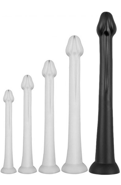 Darksil Whale Dildo XXL Black 55 cm Extra lång analdildo |  | Intimast