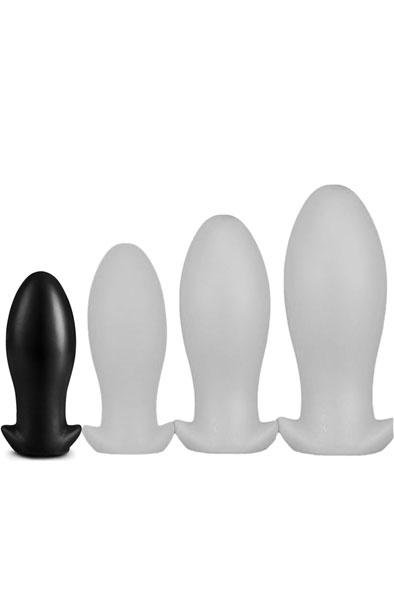 Eggplay Plug Drakar Egg Black Small Grövre analplugg | | Intimast