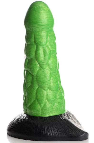 Radioactive Reptile Thick Scaly Silicone Dildo 19 cm Dragon dildo | | Intimast