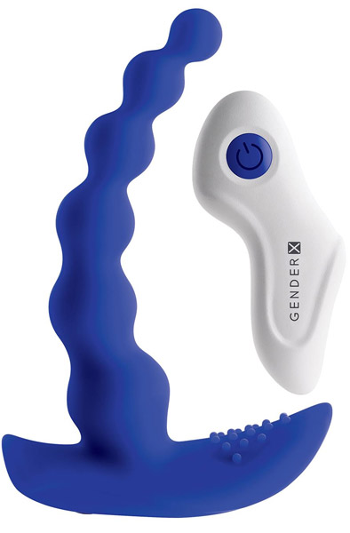 Evolved Gender X Beaded Pleasure Analkulor med vibration | | Intimast