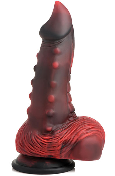 Lava Demon Thick Nubbed Silicone Dildo 19,8 cm Dragon dildo |  | Intimast