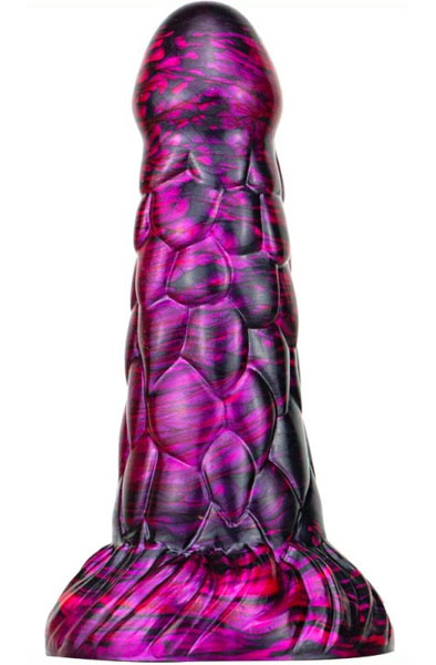 Metallic Fantasy Dildo Cyrix Purple/Black 18,5 cm Dragon dildo |  | Intimast