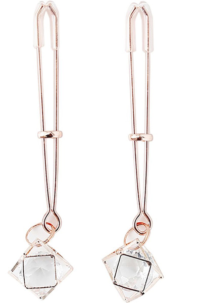 Kiotos Nipple Clamps Rose Gold Prism Bröstvårtsklämmor |  | Intimast