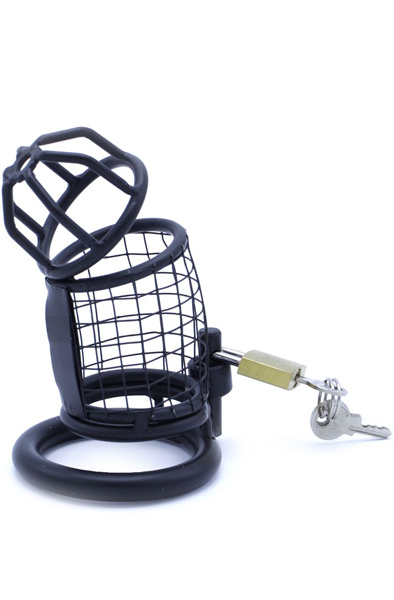 Kiotos Chastity Cage Squares Black 45 mm Kyskhetsbur |  | Intimast