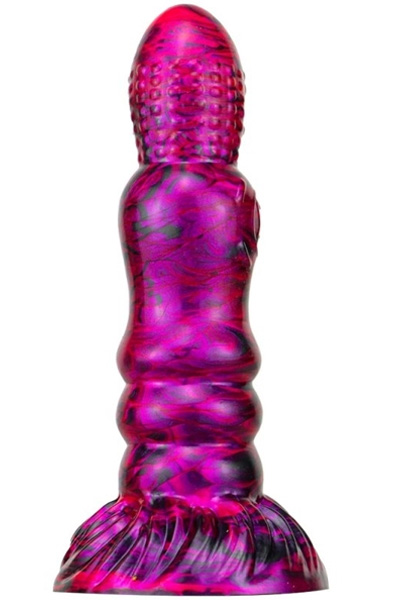 Metallic Fantasy Dildo Peern Purple/Black 19,5 cm Dragon dildo | | Intimast