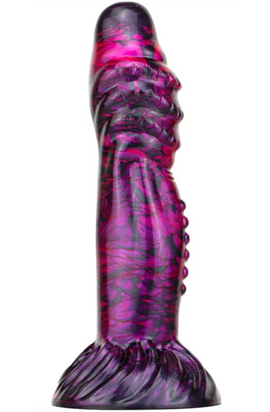 Metallic Fantasy Dildo Croq Purple/Black 22 cm Dragon dildo | | Intimast